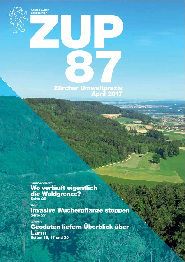 Zürcher UmweltPraxis Nr. 87, vollständige Ausgabe - Wenn Lärm zu Klang wird