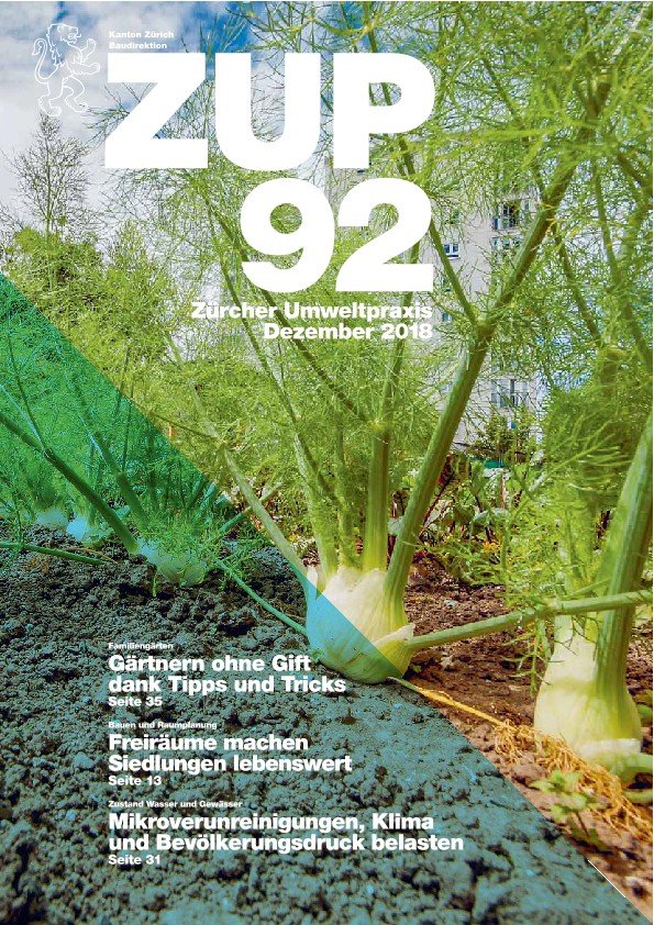 Zürcher UmweltPraxis Nr. 92, vollständige Ausgabe