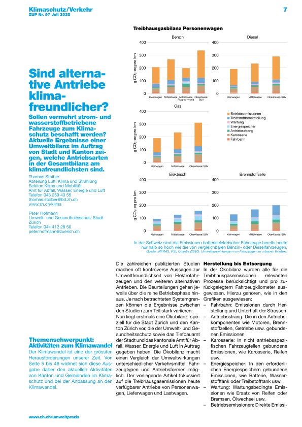 Sind alternative Antriebe klimafreundlicher?