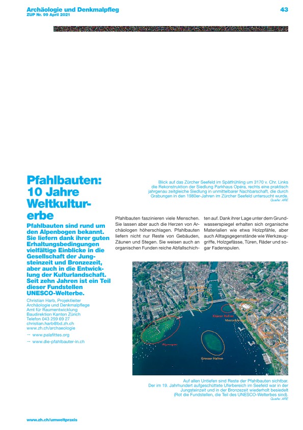 Zürcher Umweltpraxis und Raumentwicklung 99: Pfahlbauten: 10 Jahre Weltkulturerbe