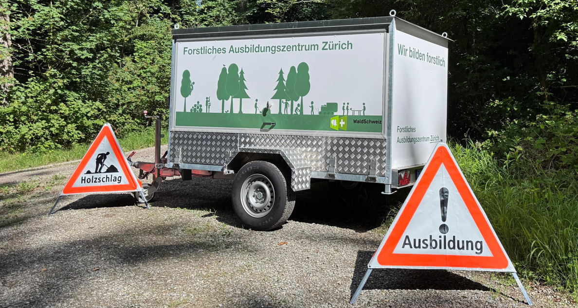 anhänger vom forstlichen Ausbildungszentrum Zürich