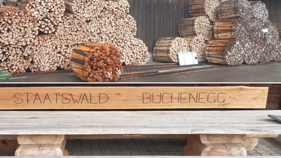 Verkauf von Holzprodukten