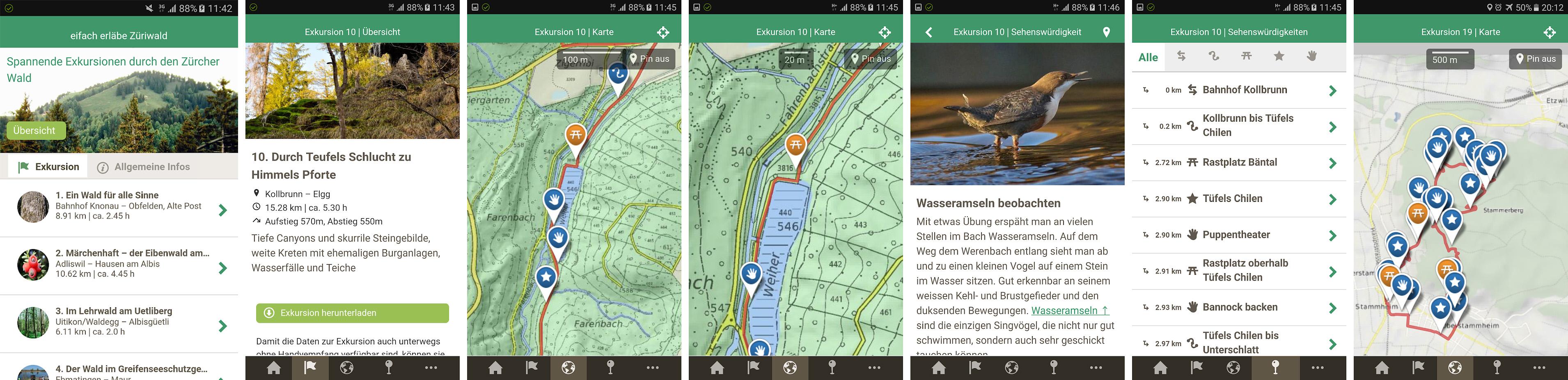 Wald-App Screenshot