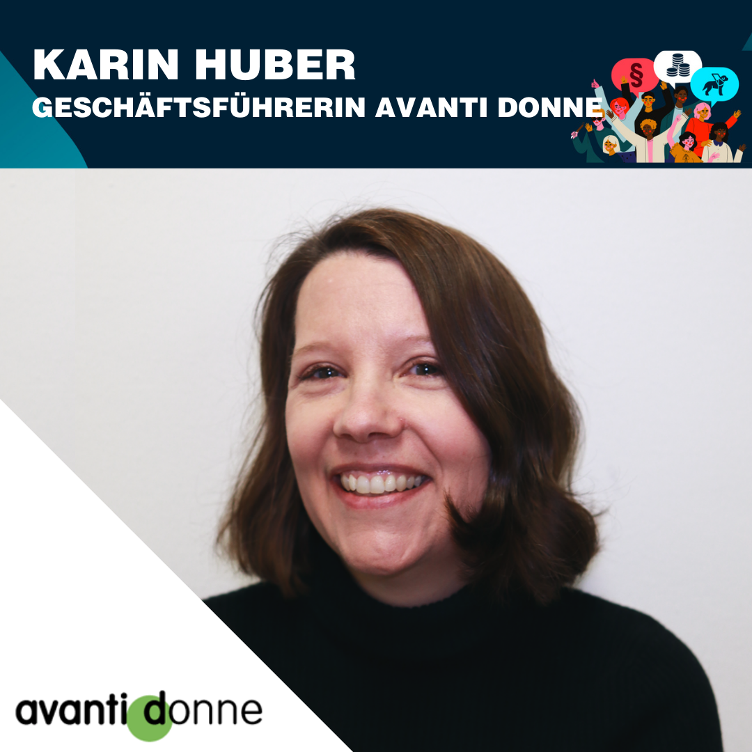 Karin Huber, Avanti donne