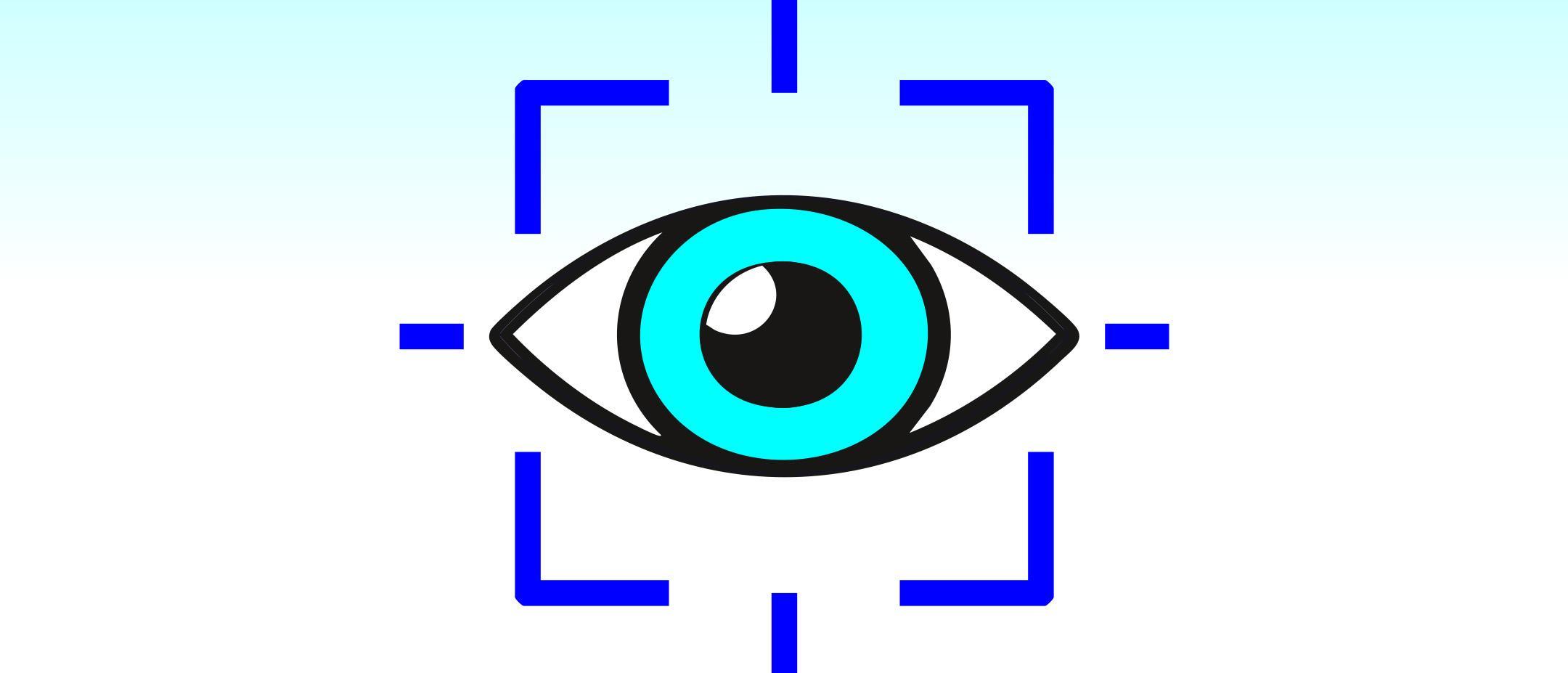 Grafik Auge im Visier