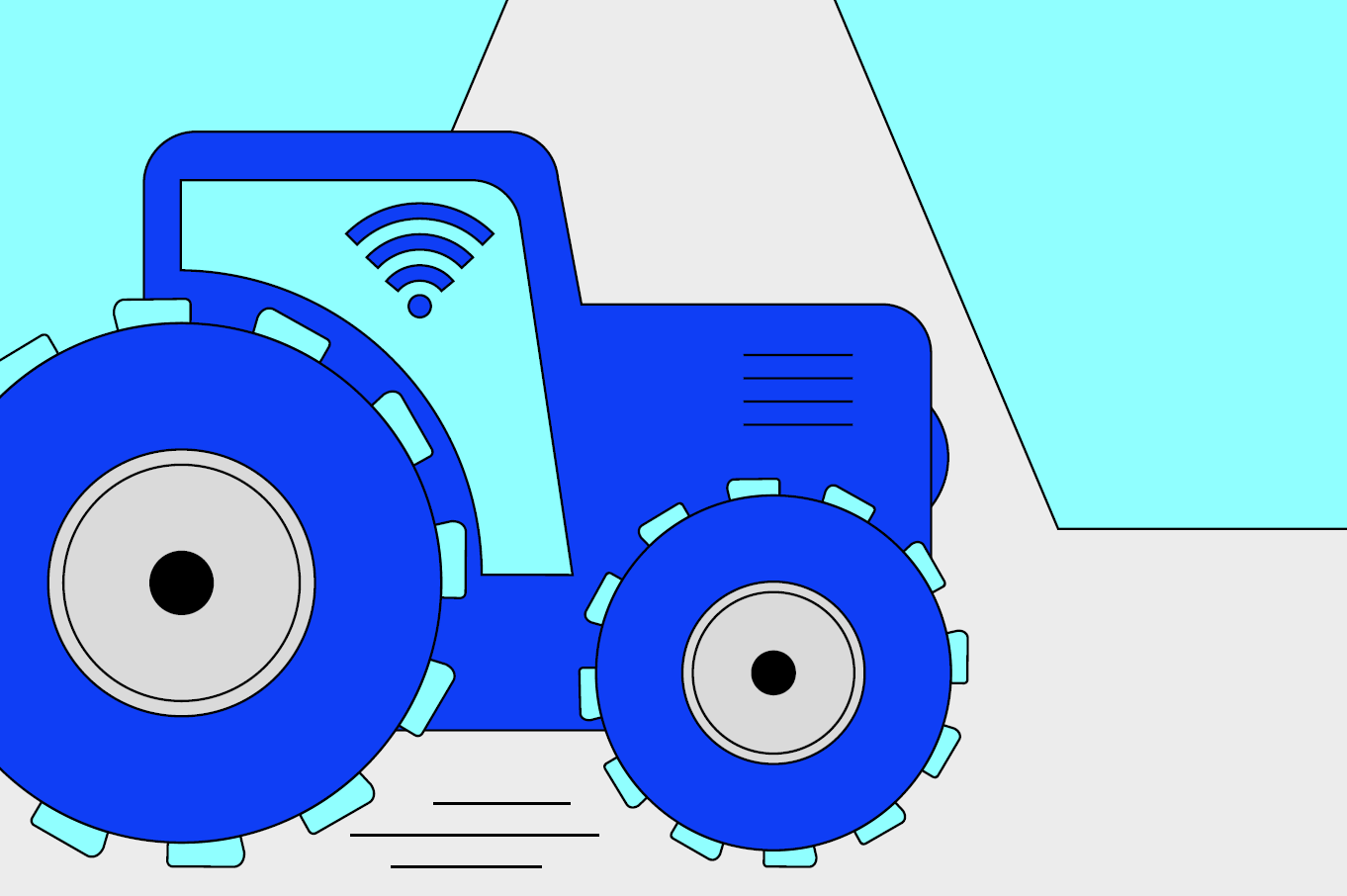 Symbolbild für einen autonomen Traktor
