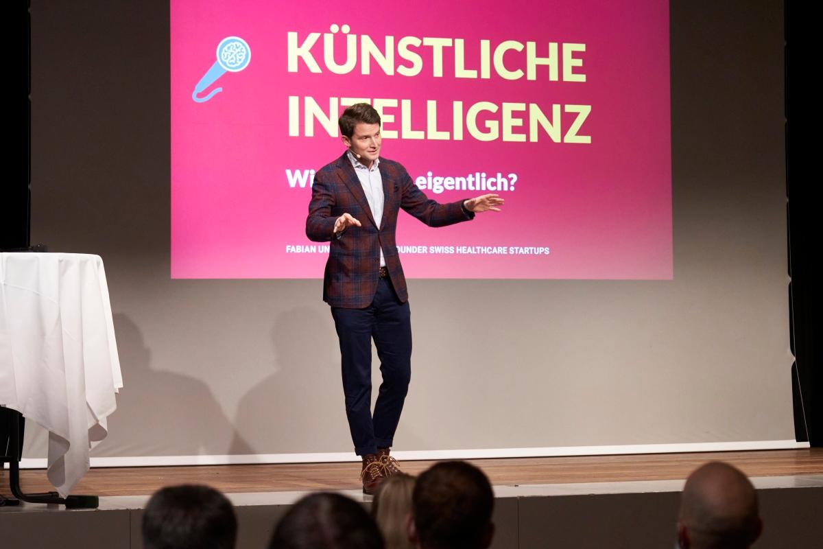 Fabian Unteregger auf der Bühne