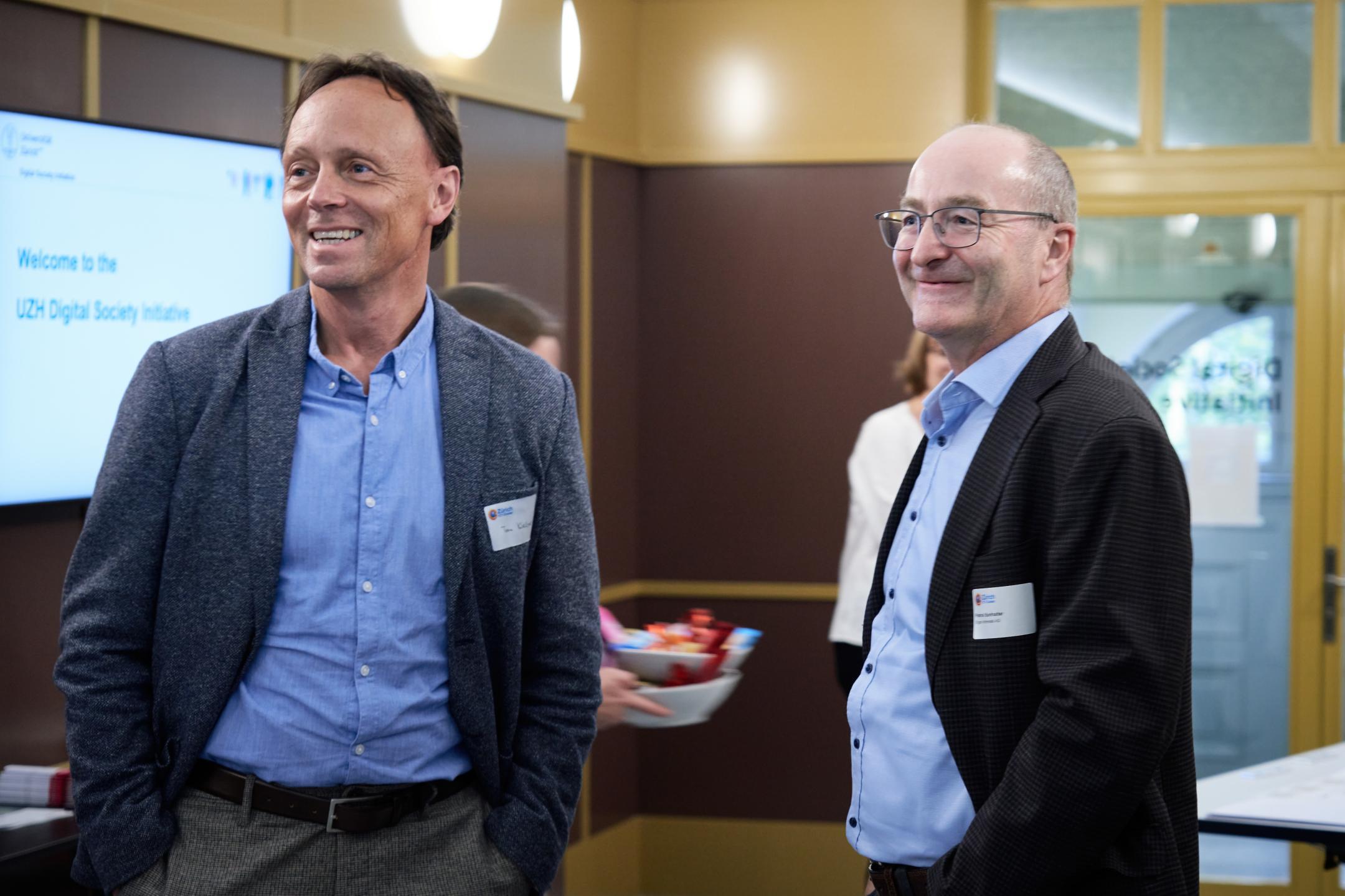 Tom Kleiber, Switch, und Patrick Burkhalter, Ergon Informatik