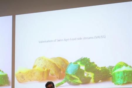 Prof. Michael Kleinert hält einen Vortrag