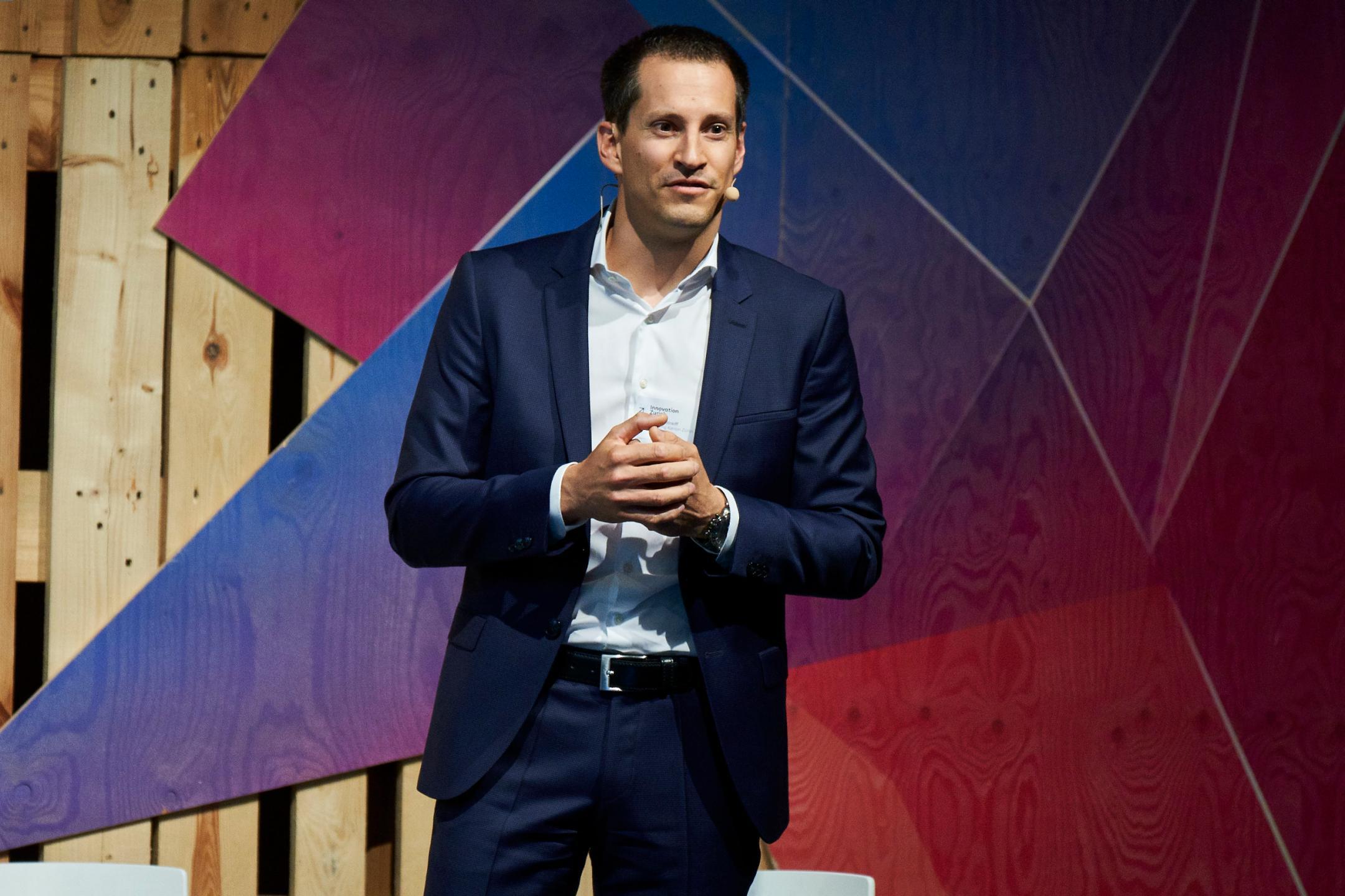 Fabian Streiff auf der Bühne