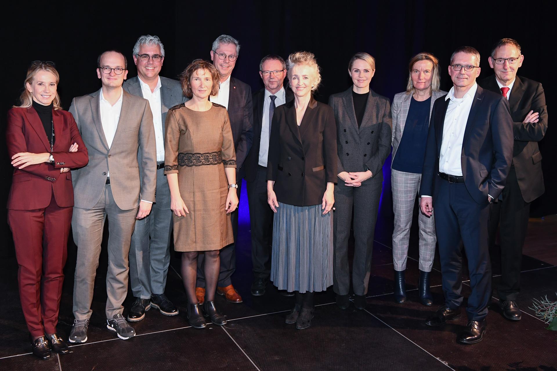 Der Regierungsrat und die Panelisten