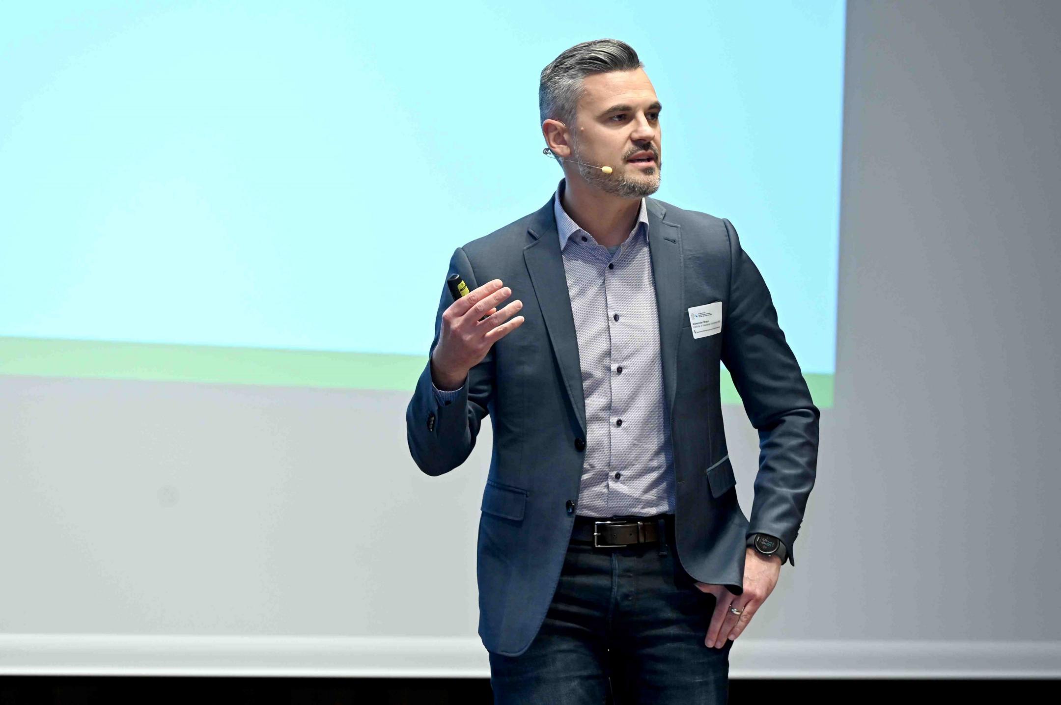 Alexander Braun auf der Bühne