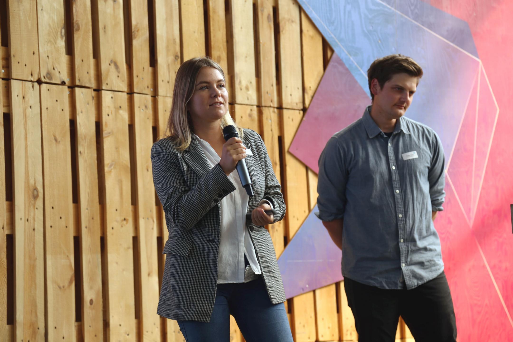 Amanda Boekholt auf der Bühne