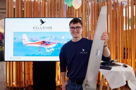 Cellsius ist ein ETH-Projekt und widmet sich der Entwicklung eines vierplätziges Elektroflugzeuges