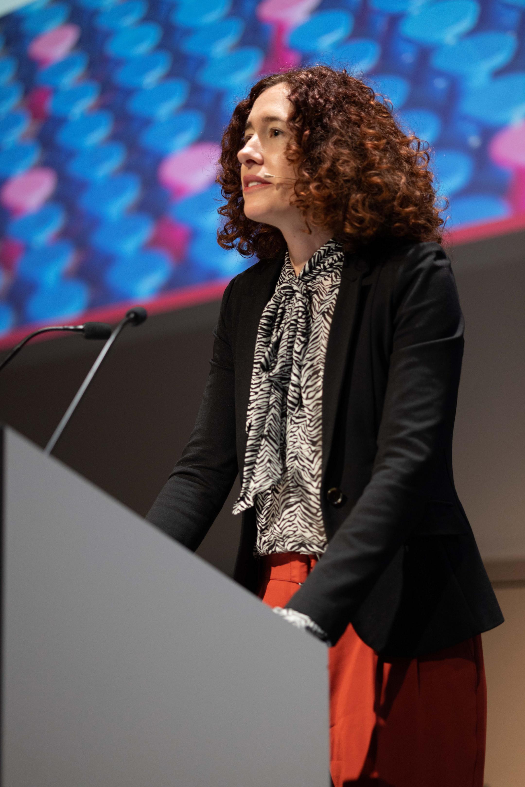 Speakerin Catherine Gebhard an der Life Science Zurich Impact Conference 2023