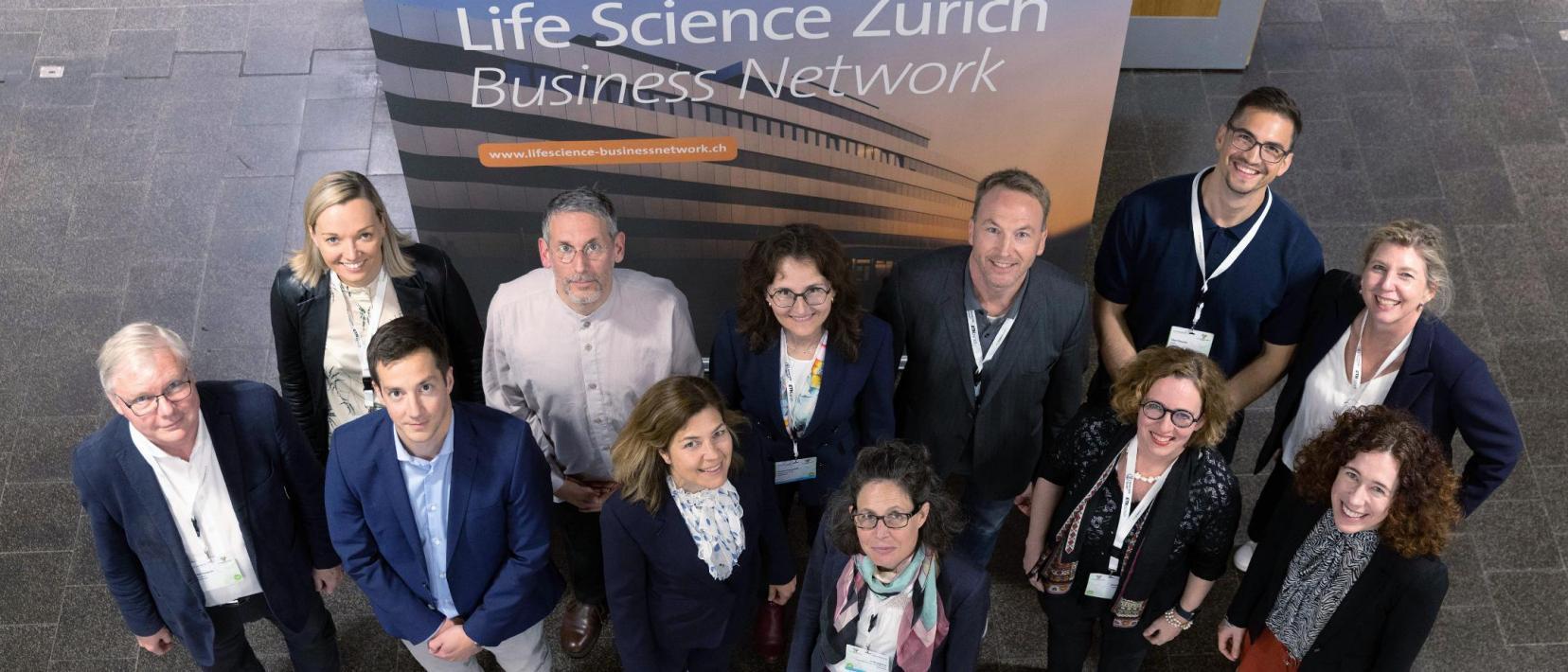 Gruppenfoto der Organisatoren der Life Science Zurich Impact Conference 2023