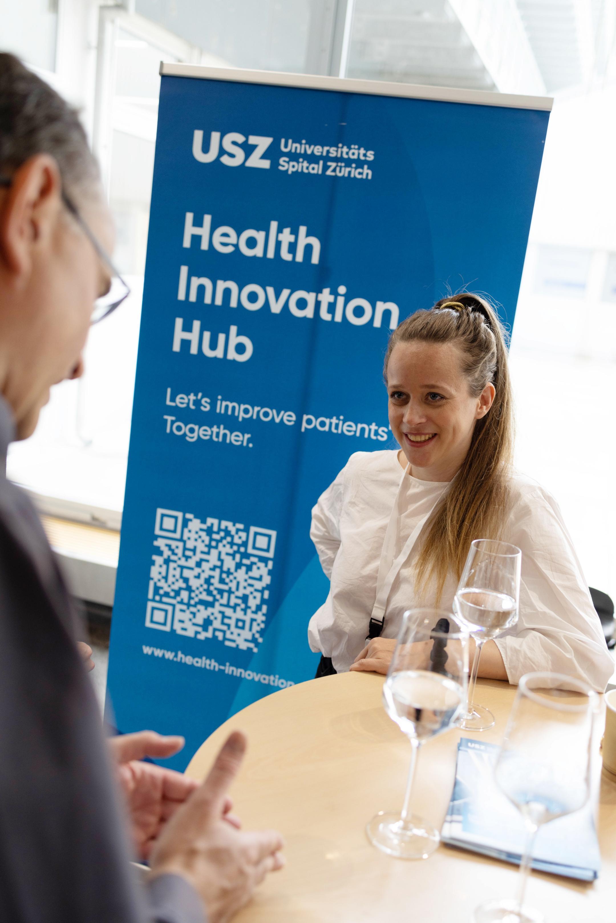 USZ - Health Innovation Hub als Aussteller an der Life Science Zurich Impact Conference 2023