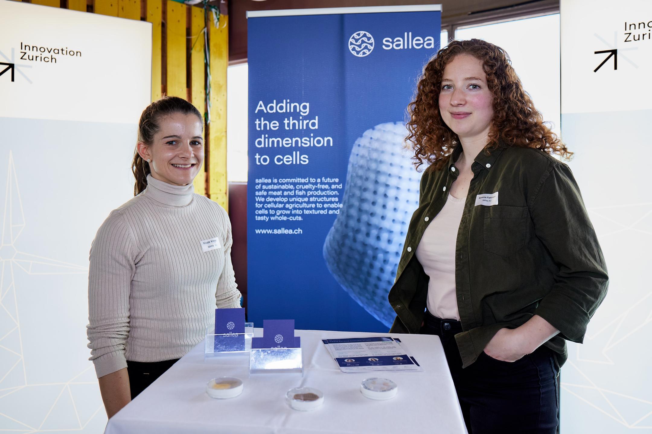 Die Gründerinnen von Sallea haben ein Verfahren zur Zucht von Fleisch und Fisch im Labor entwickelt.