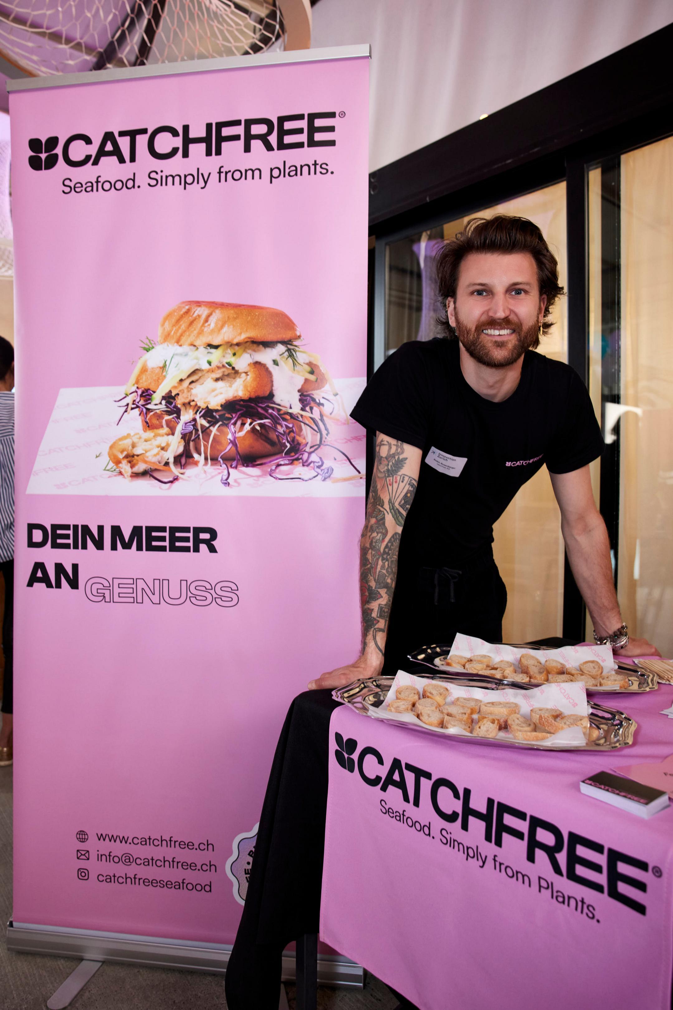 catchfree stellt seine pflanzenbasierten Meeresfrüchte-Produkte als Showcase vor