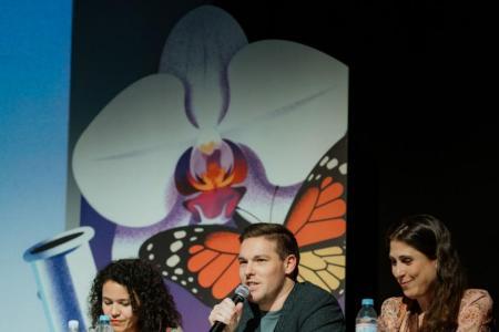 Die Jury-Mitglieder am Jury-Pult