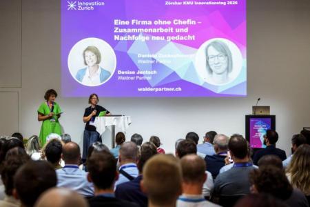 Denis Jentsch und Daniela Zuckschwerdt auf der Bühne