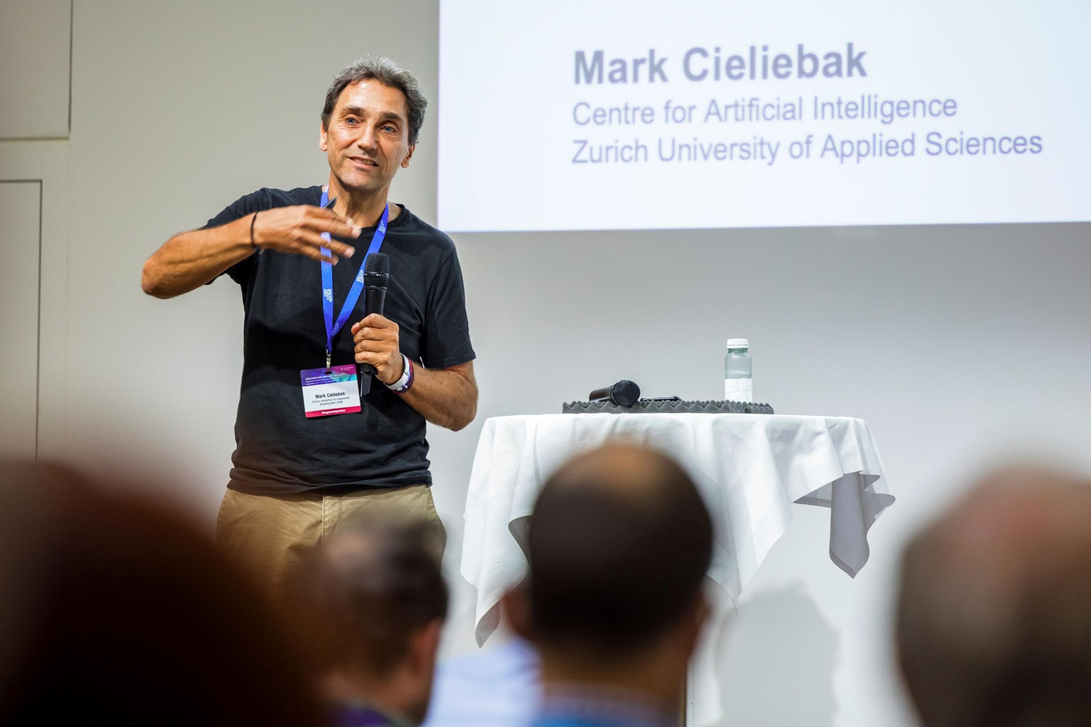 Mark Cieliebak auf der Bühne