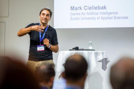 Mark Cieliebak auf der Bühne