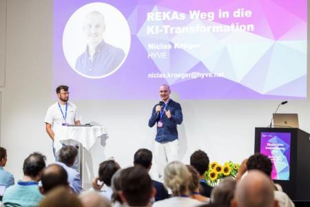 Niclas Kröger auf der Bühne