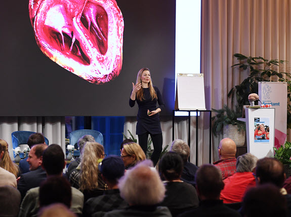 Die Neurowissenschaftlerin, Barbara Studer, hielt das Inputreferat am diesjährigen Forum Sportkanton.