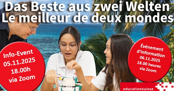 Das Beste aus zwei Welten: Flyer mit den Infos zur Infoveranstaltung