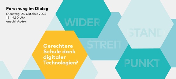Flyer "Forschung im Dialog" mit den Veranstaltungsinfos